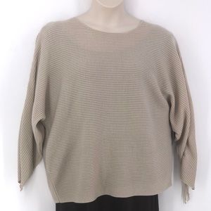 A.N.A. Oatmeal Heather Long Sleeve Sweater…XL